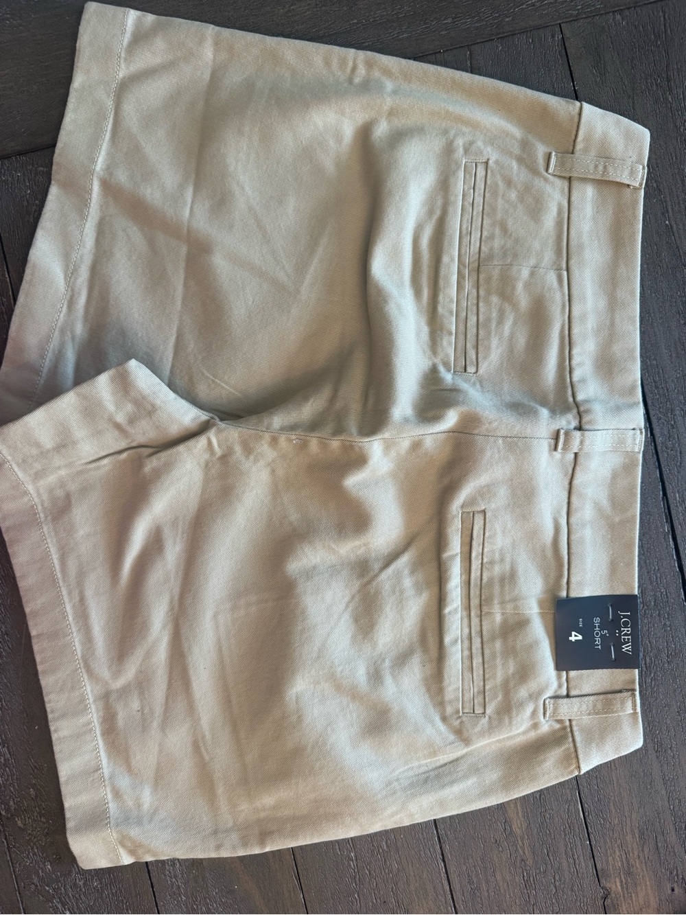 NWT J Crew 5” Khaki Shorts Size 4 - Picture 7 of 7